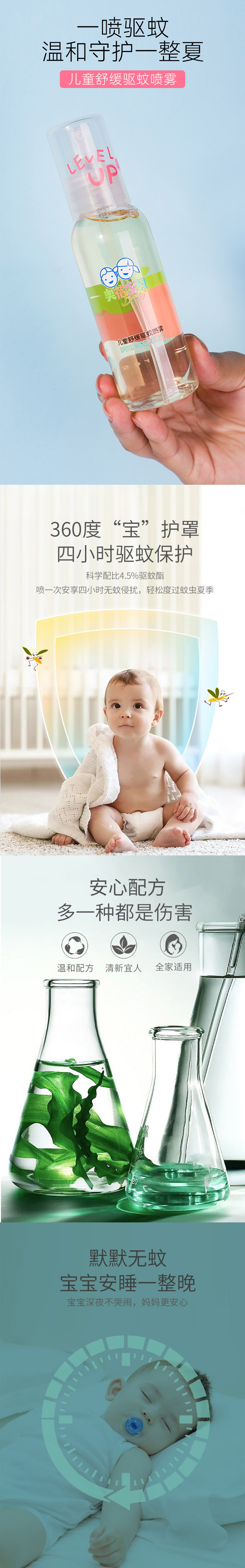 兒童舒緩驅(qū)蚊噴霧OEM定制代加工