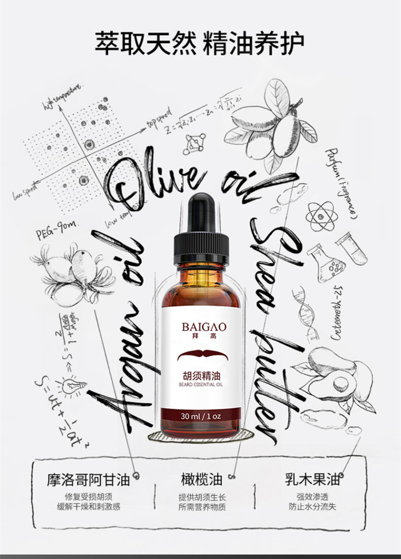 胡須精油代加工OEM貼牌
